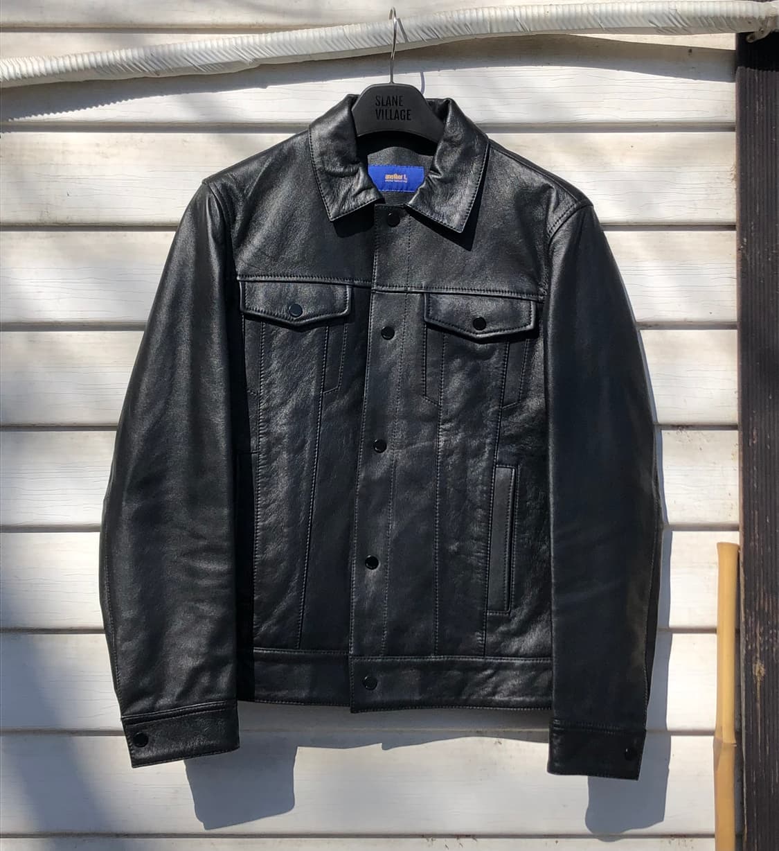 TNGT 램스킨 레더 트러커 자켓 상품이미지1