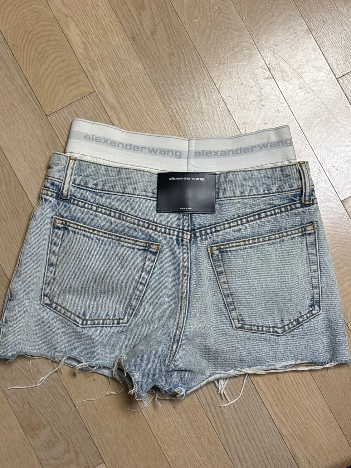 알렉산더왕 밴딩 데님 쇼츠 상품이미지3