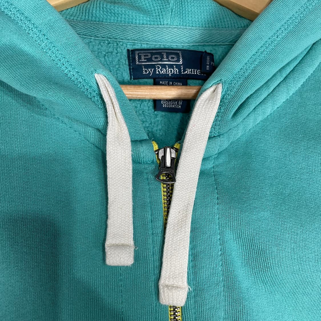 2000s 폴로 랄프로렌 아이스민트 빅사이즈 후드집업 상품이미지6