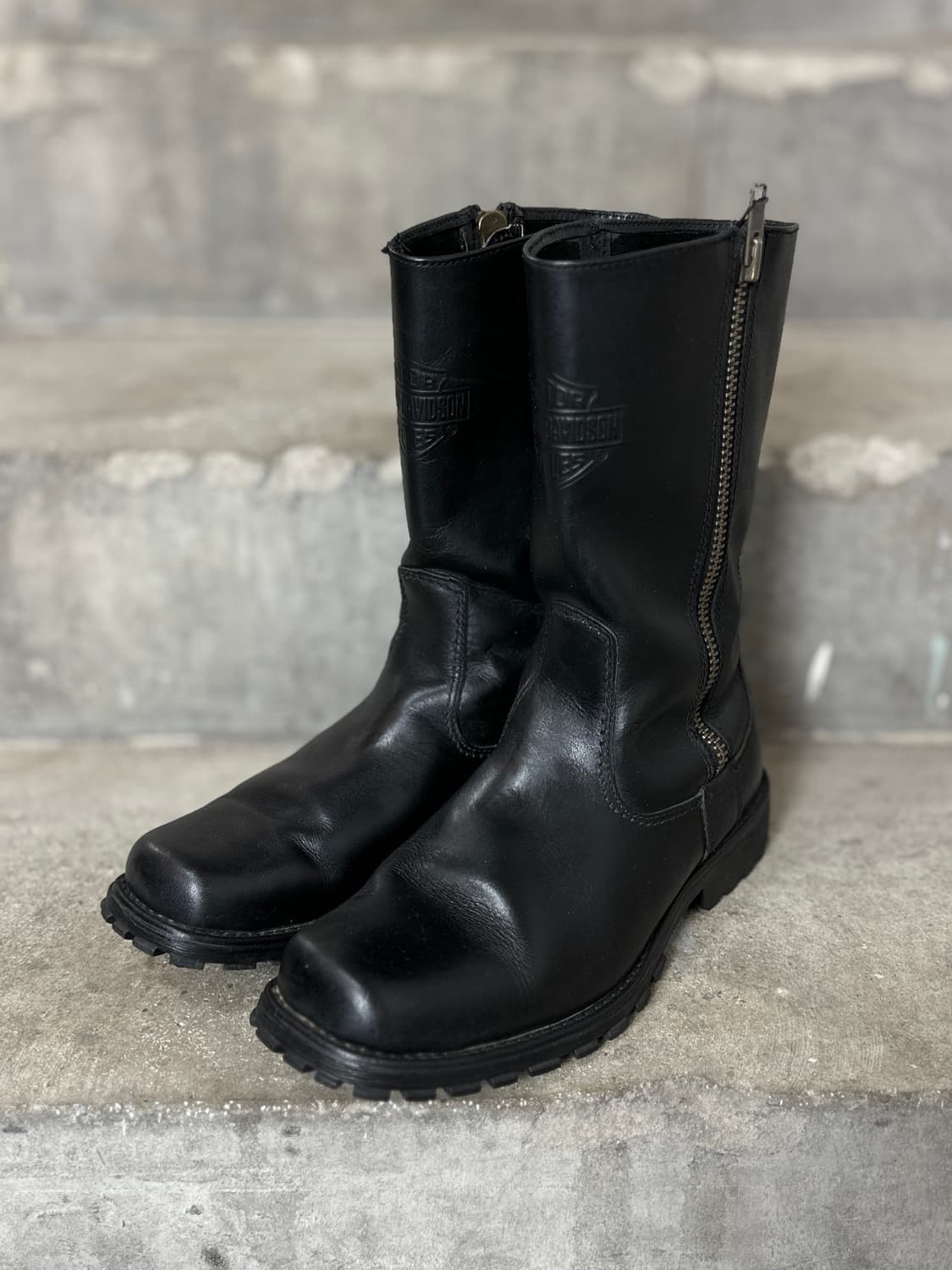 할리데이비슨 모터사이클 부츠 엔지니어 부츠 사이드짚 상품이미지4