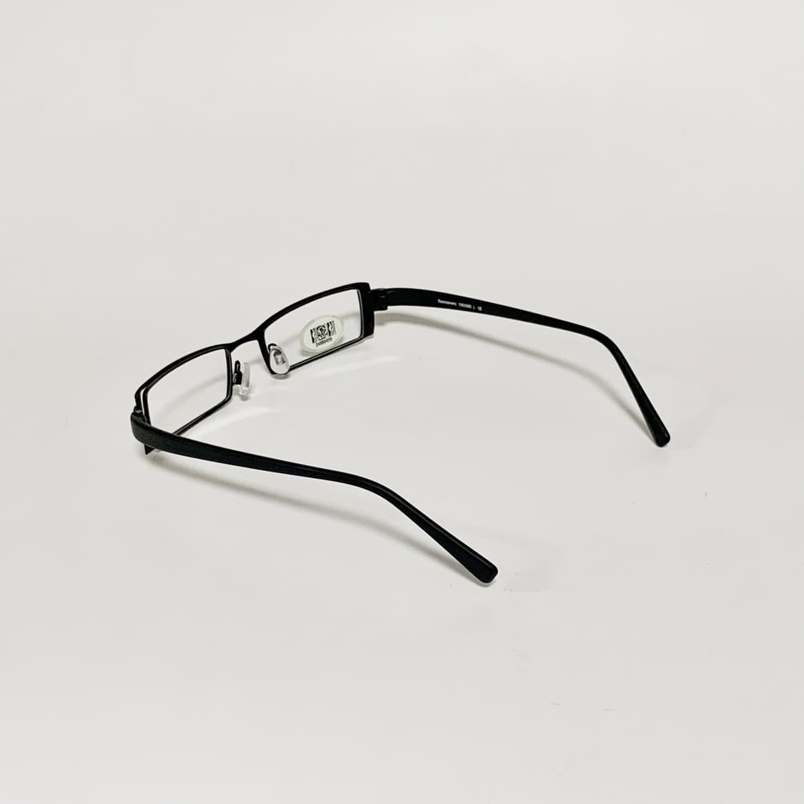 928 데드스탁 빈티지안경 슬림 사각 메탈 블랙 미니멀 데일리 초경량 픽 상품이미지5