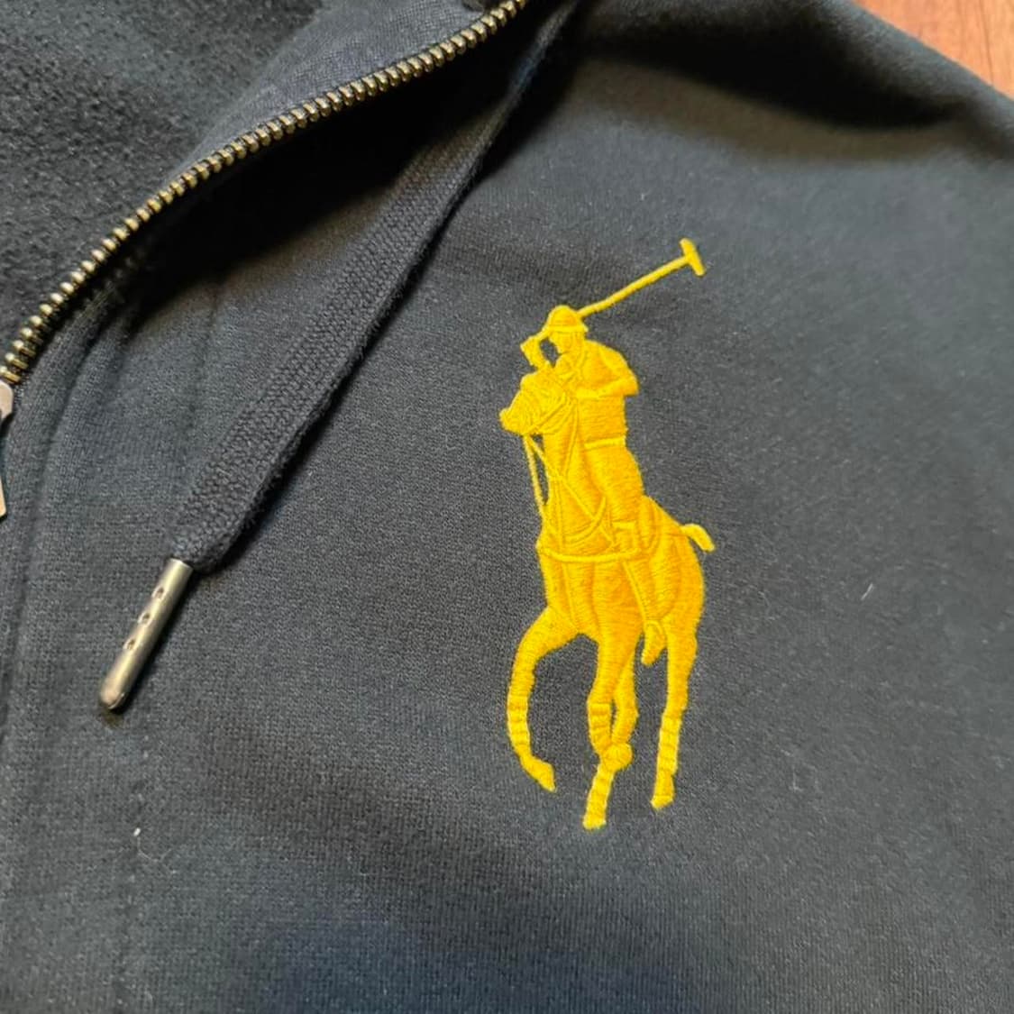 폴로 랄프로렌 빅포니 타탄 체크 안감 후드 집업 상품이미지4