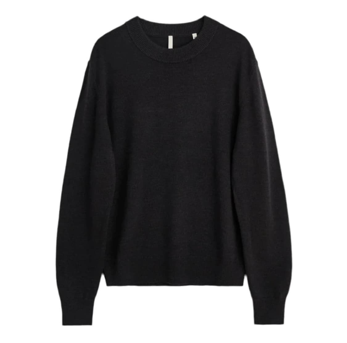 선플라워 메리노 울 니트 블랙 상품이미지1