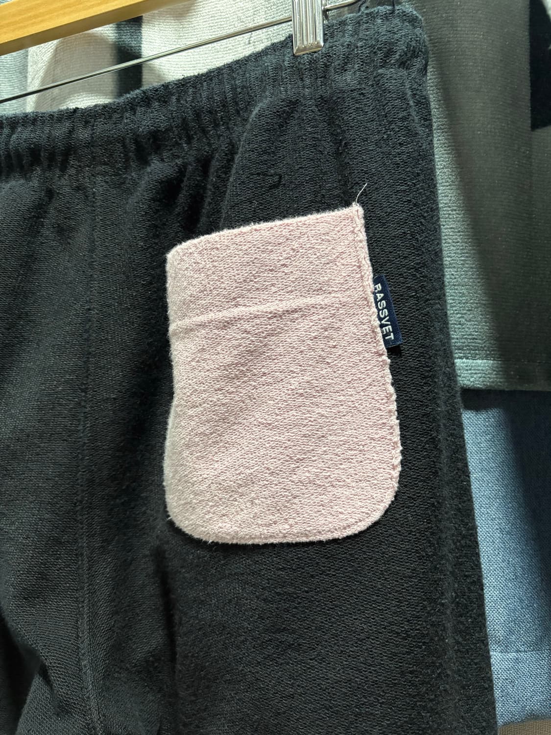 라스벳 스웻팬츠 블랙 상품이미지4