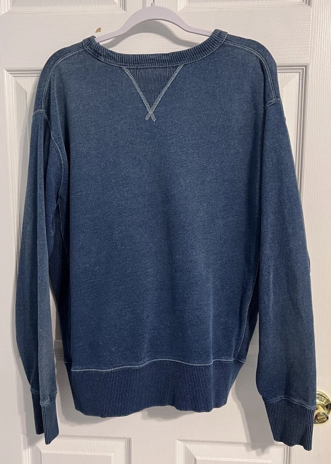 XL 더블알엘 인디고 블루 맨투맨 스웻셔츠  상품이미지4