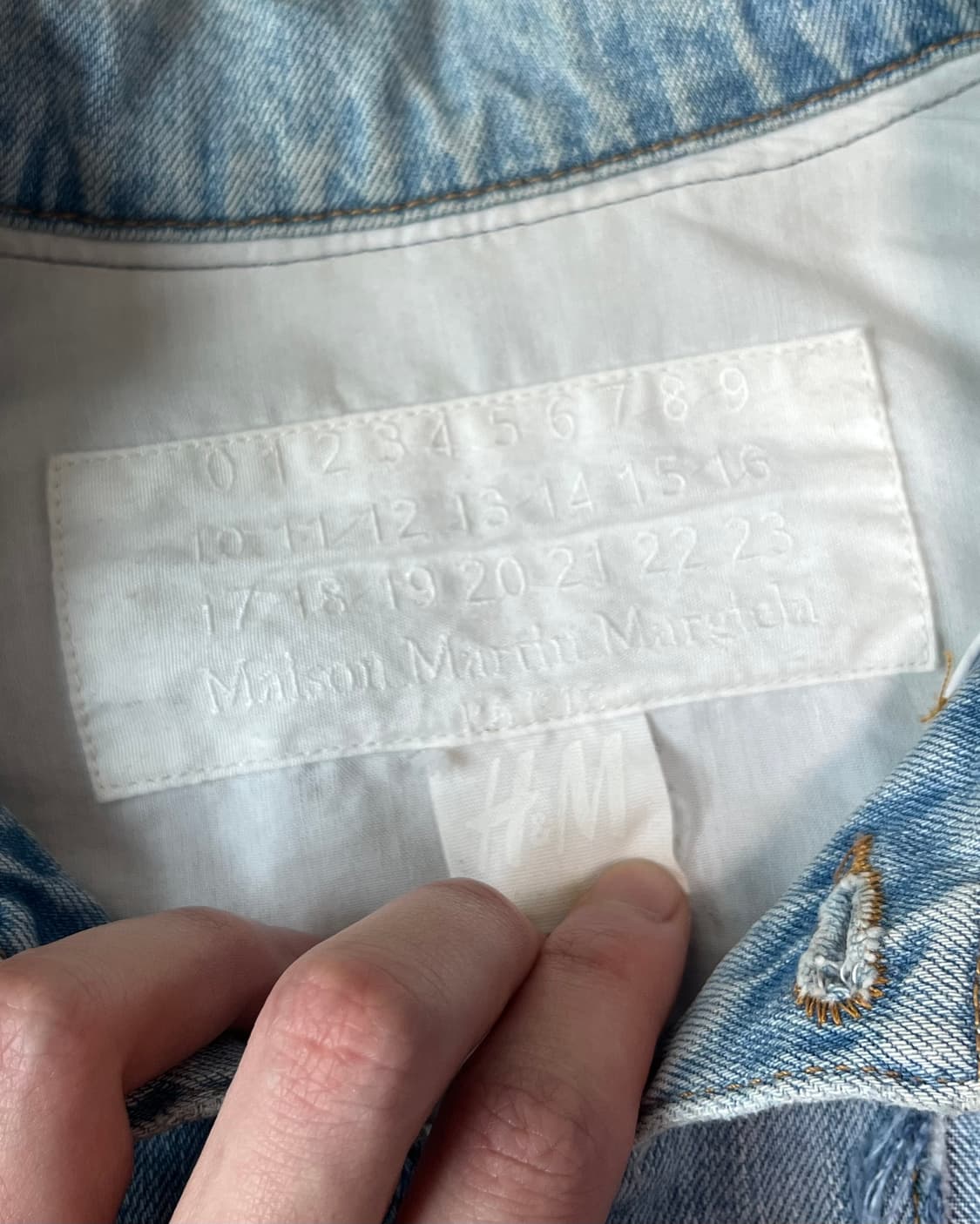 마르지엘라 h&m 데님자켓 상품이미지3