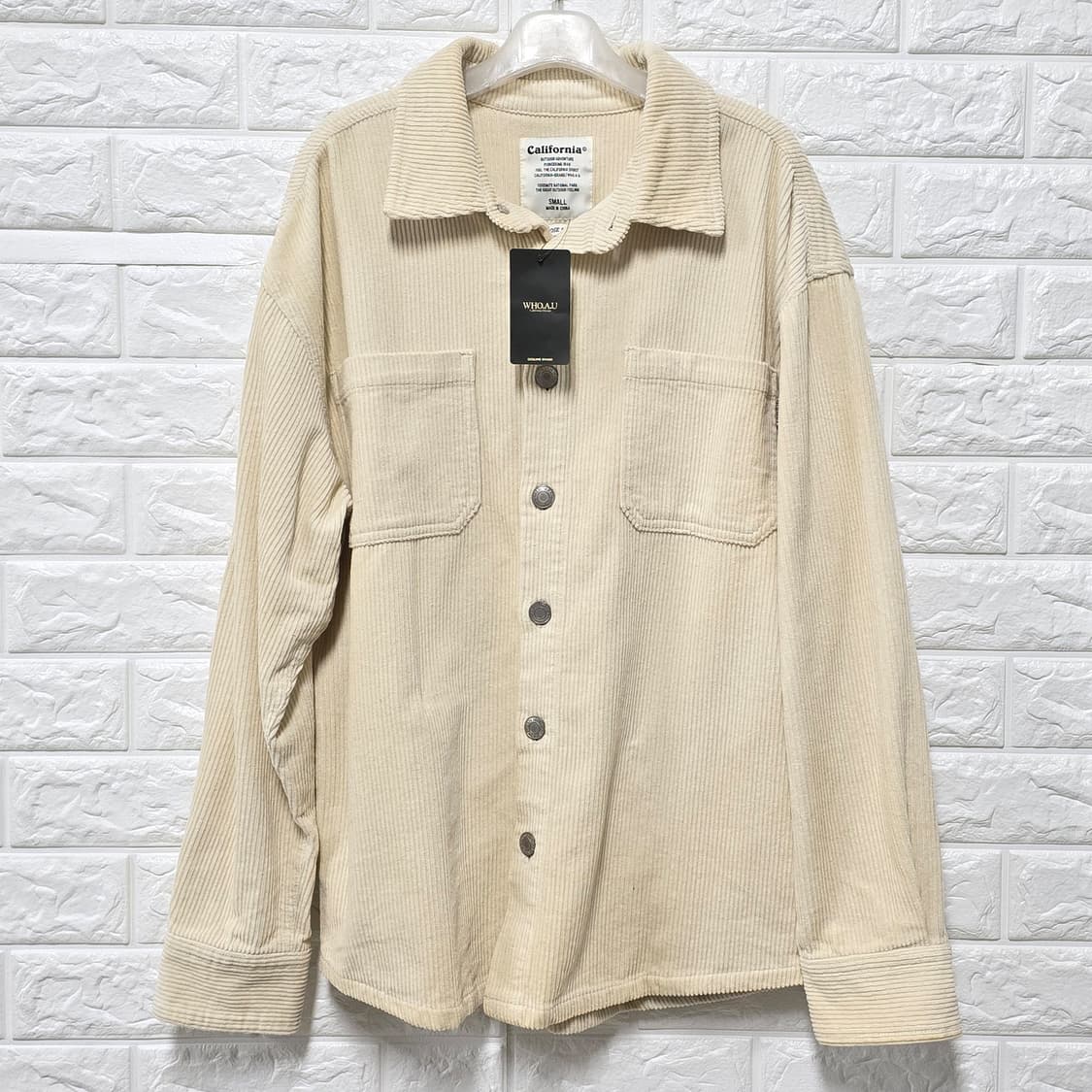 택포// M 후아유 코듀로이 자켓 새상품 상품이미지1