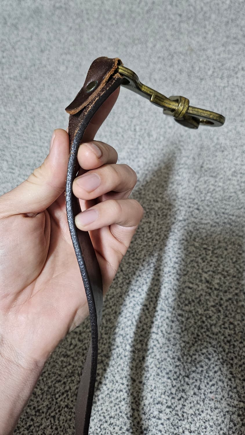 가죽 퀵릴리즈 벨트 브라운  상품이미지10