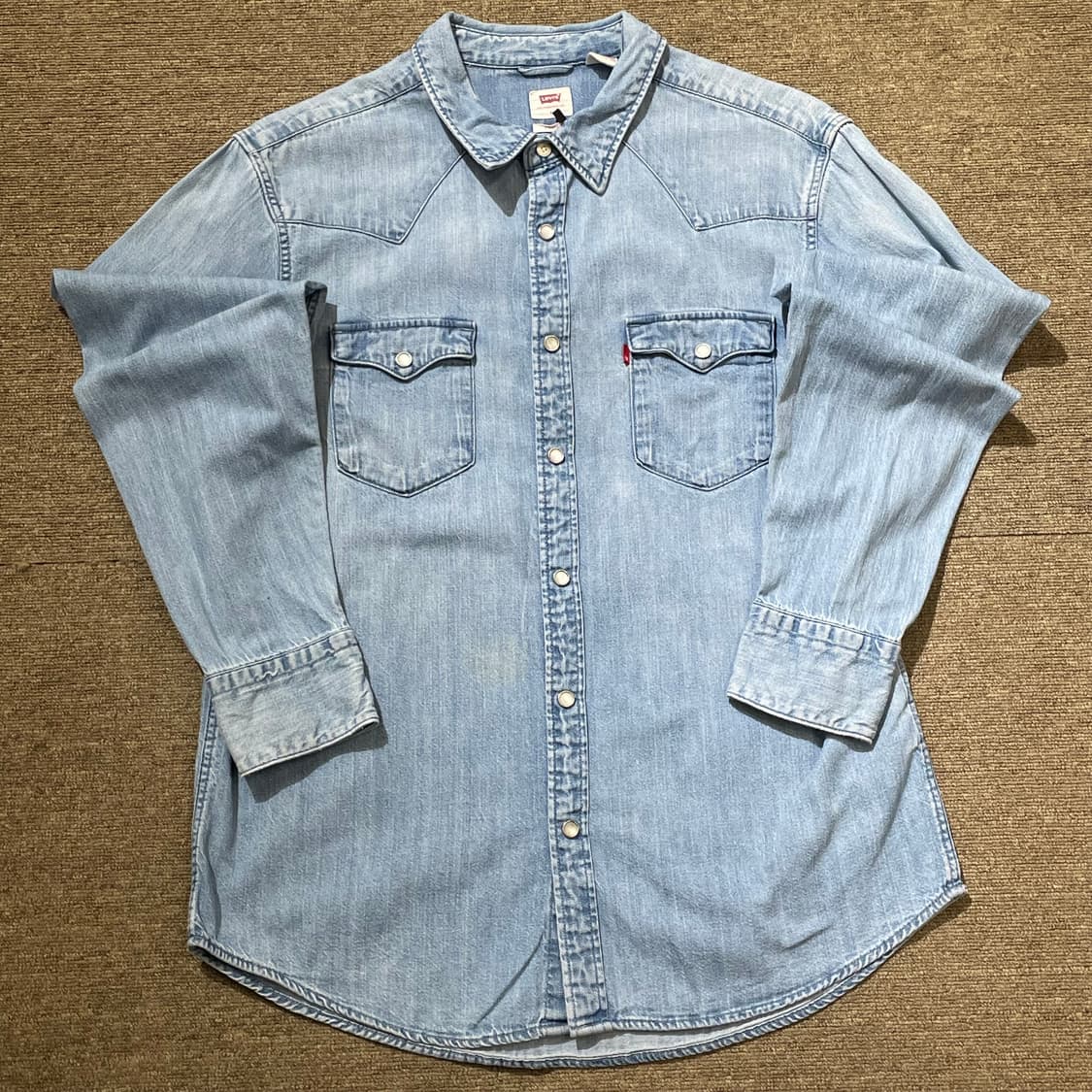 (L) Levi's 리바이스 코튼 데님 셔츠 상품이미지3