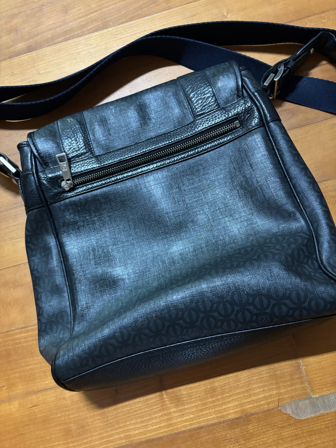 vintage louis quatorez leather mail bag 상품이미지8
