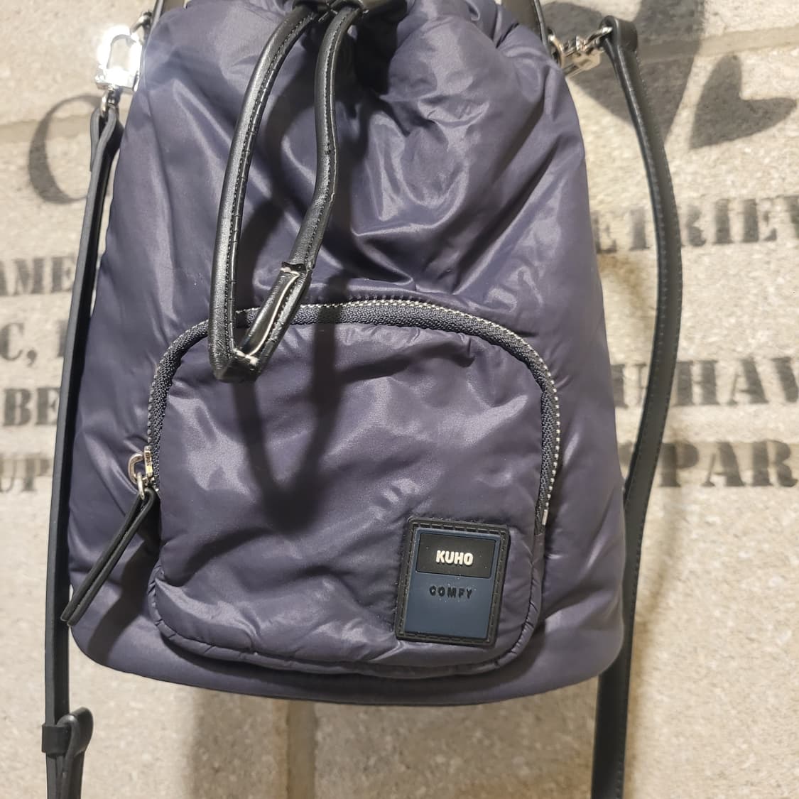 구호 패딩 복조리백 상품이미지3