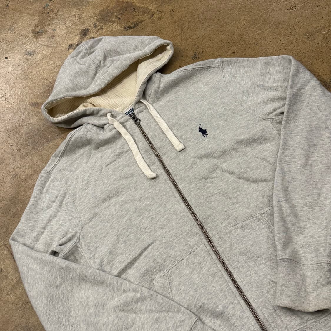폴로 랄프로렌 그레이 후드집업 상품이미지1
