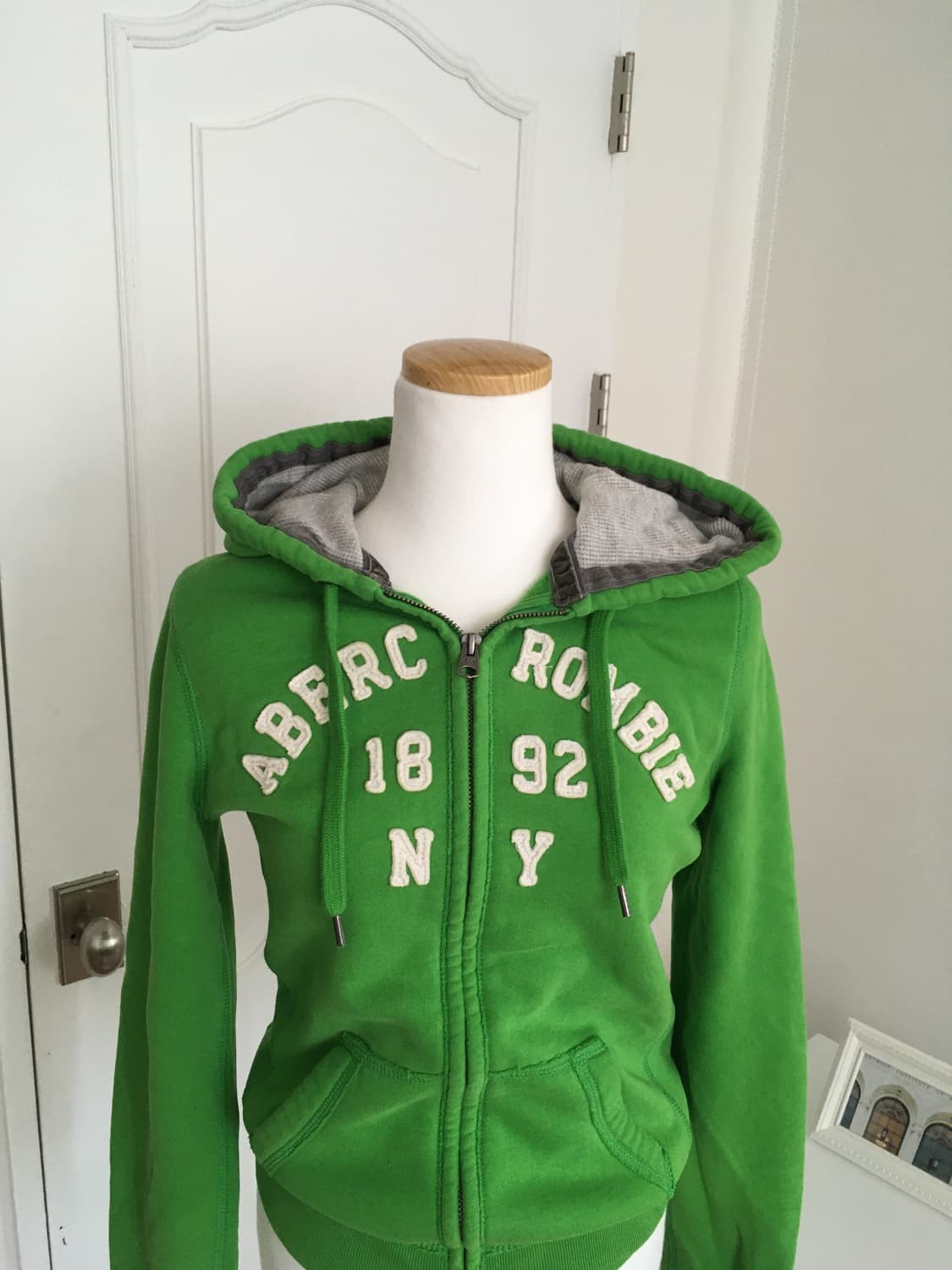 아베크롬비 y2k 그린 후드집업 상품이미지2