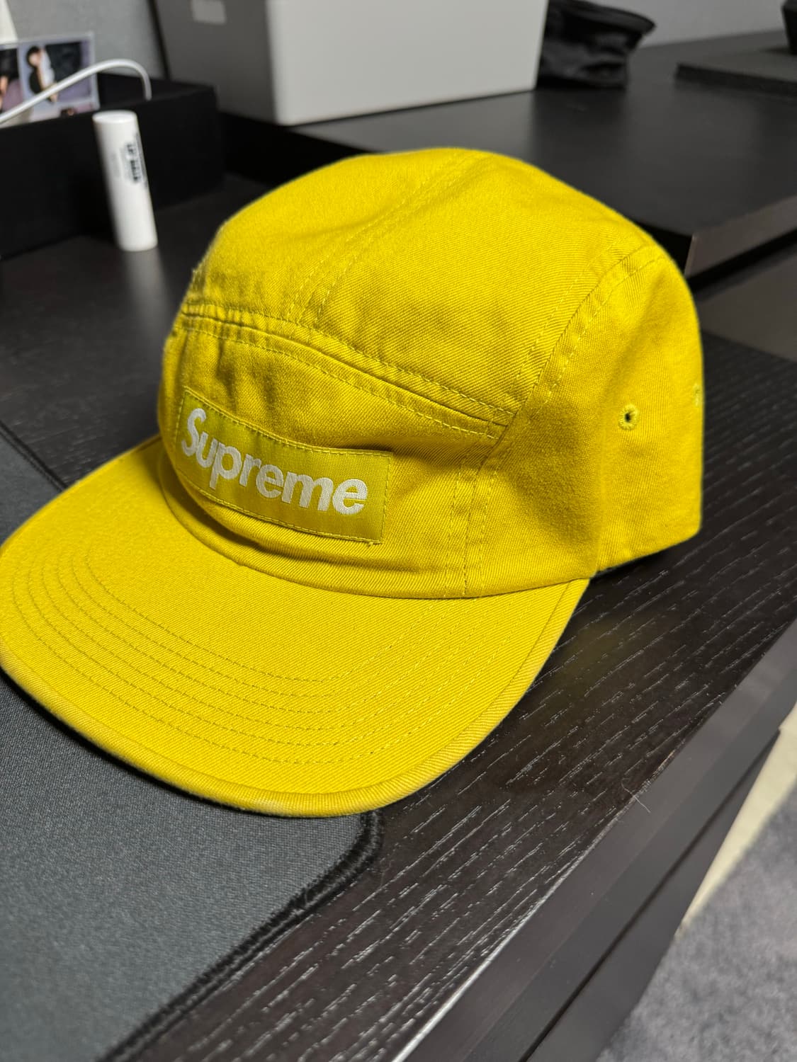 슈프림 옐로 캡프캡 모자 상품이미지1