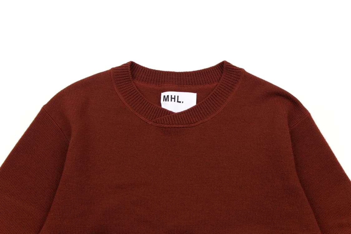 MHL 퓨어 울 니트 브릭 상품이미지2