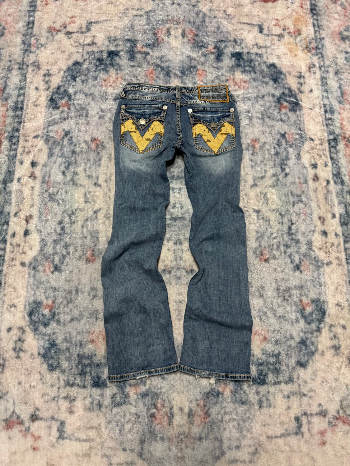 Vigoss python patch denim pants 상품이미지7