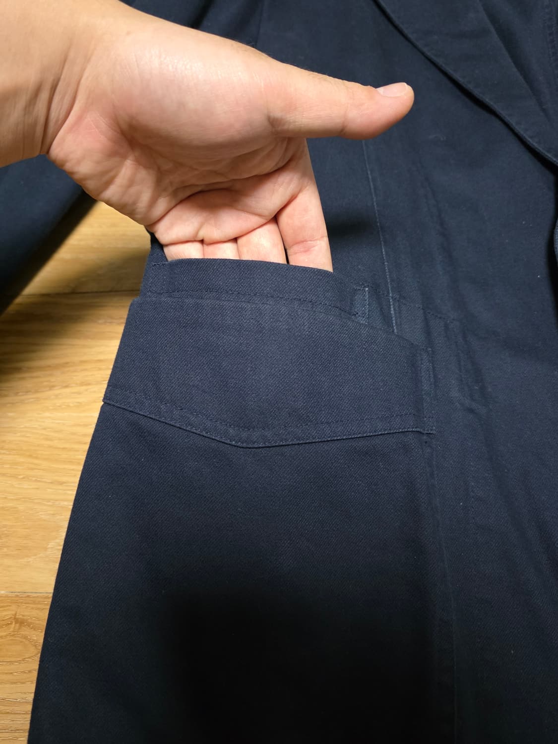 42size택포60만)드레익스 게임스 블레이저MK2 네이비 코튼트윌 상품이미지7