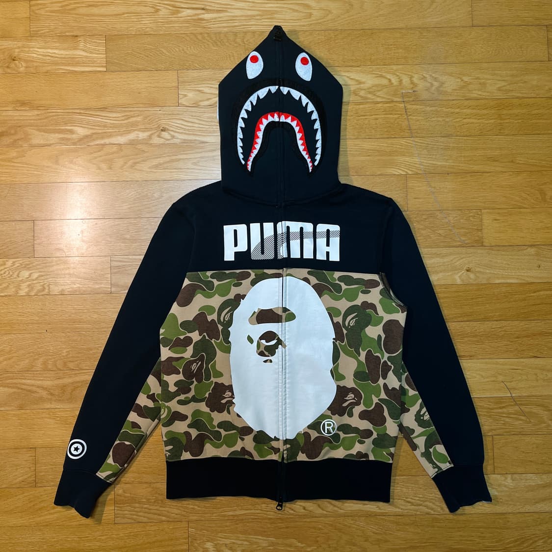2015F/W 베이프 X 푸마 ABC 카모 샤크후드 정품 상품이미지4