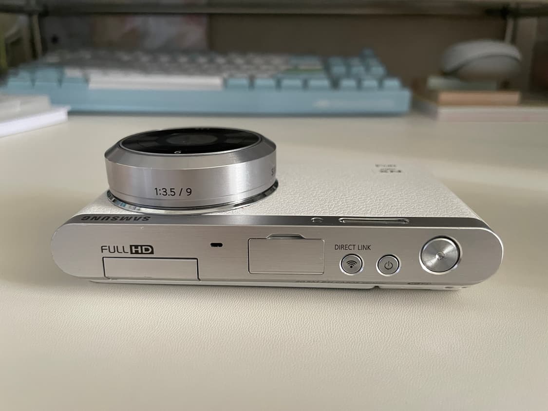 (작례 O) 삼성 nx mini 미러리스 카메라 화이트 상품이미지4