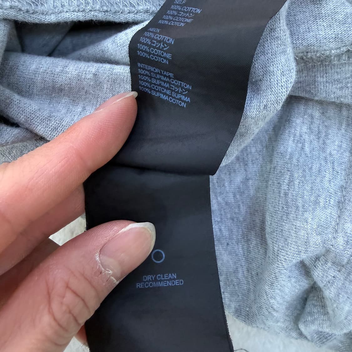 L 피어오브갓 그레이 반팔 티셔츠 0310T 상품이미지6