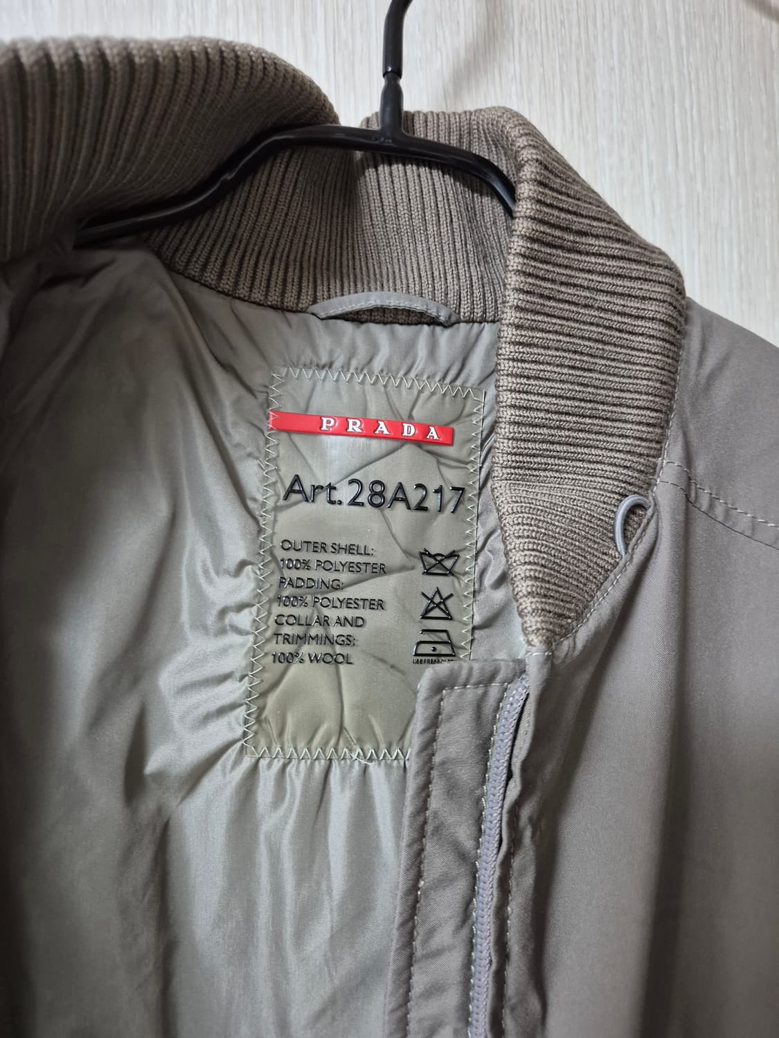 (정품) 프라다 투웨이 나일론 롱패딩 코트 누빔점퍼 42 (여성) 상품이미지5