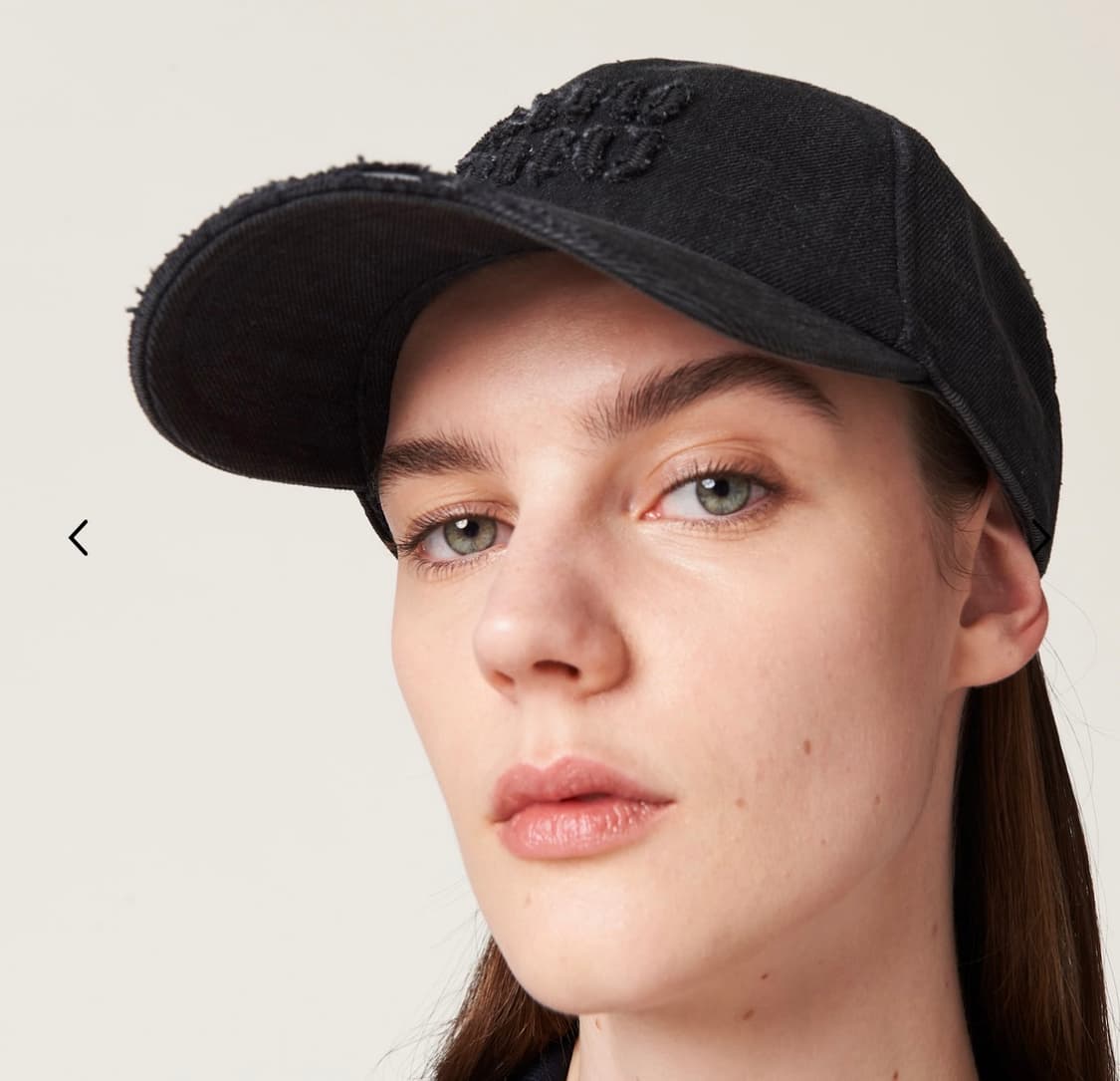 미우미우 데님 베이스볼 캡 M 상품이미지3