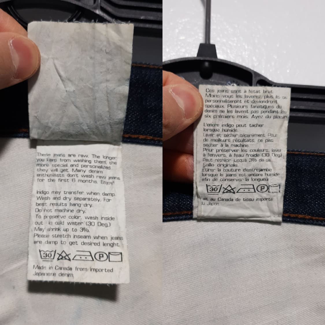 네이키드앤페이머스 네페진 스키니가이 딥 인디고 셀비지 데님팬츠 31-32 상품이미지8