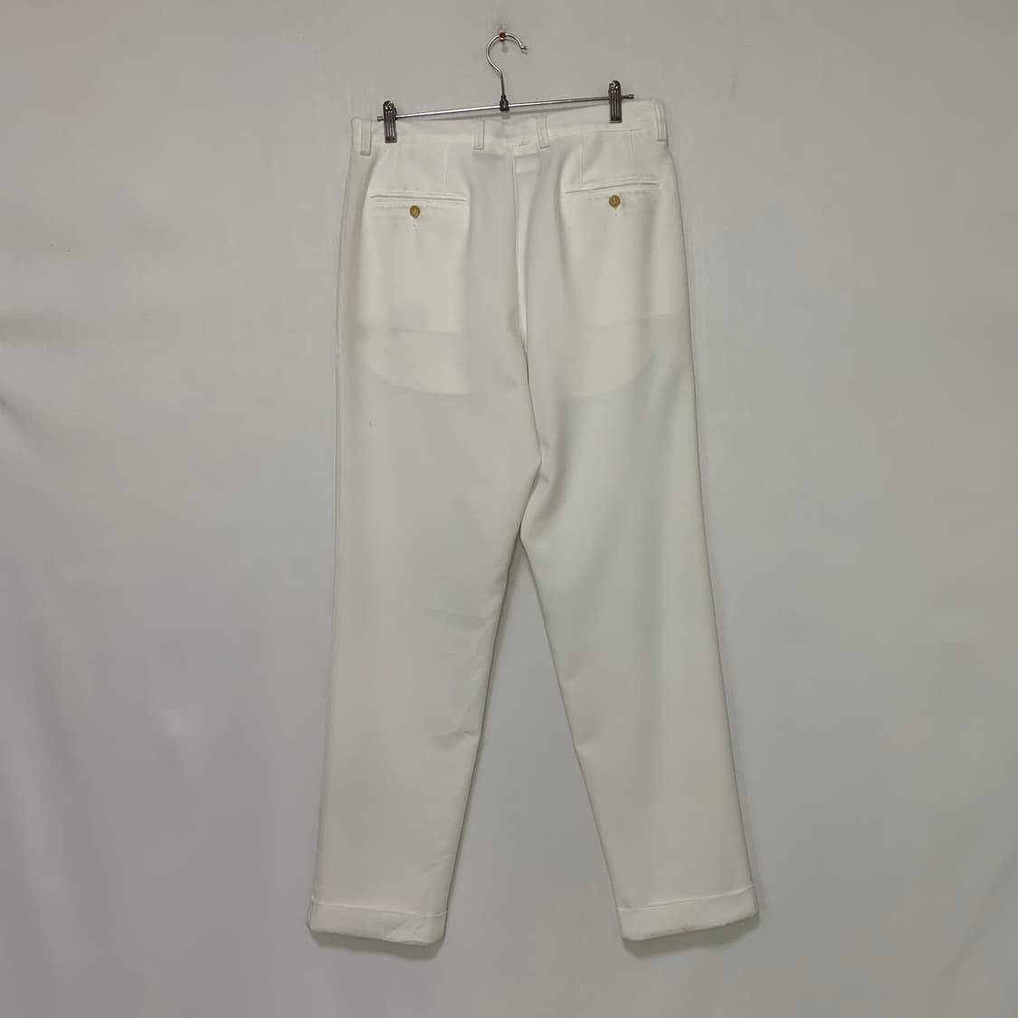 알마니 아르마니 진 화이트 슬랙스 팬츠 정장바지 33인치 상품이미지5