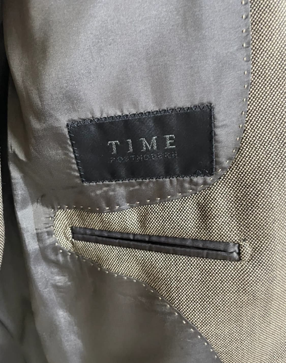 타임옴므 남성 정장 셋업 상의46 하의82 상품이미지3