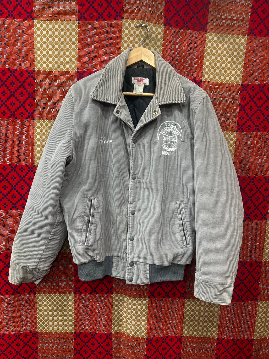 80s vtg Lyons & Company 코듀로이스타디움 105 상품이미지1