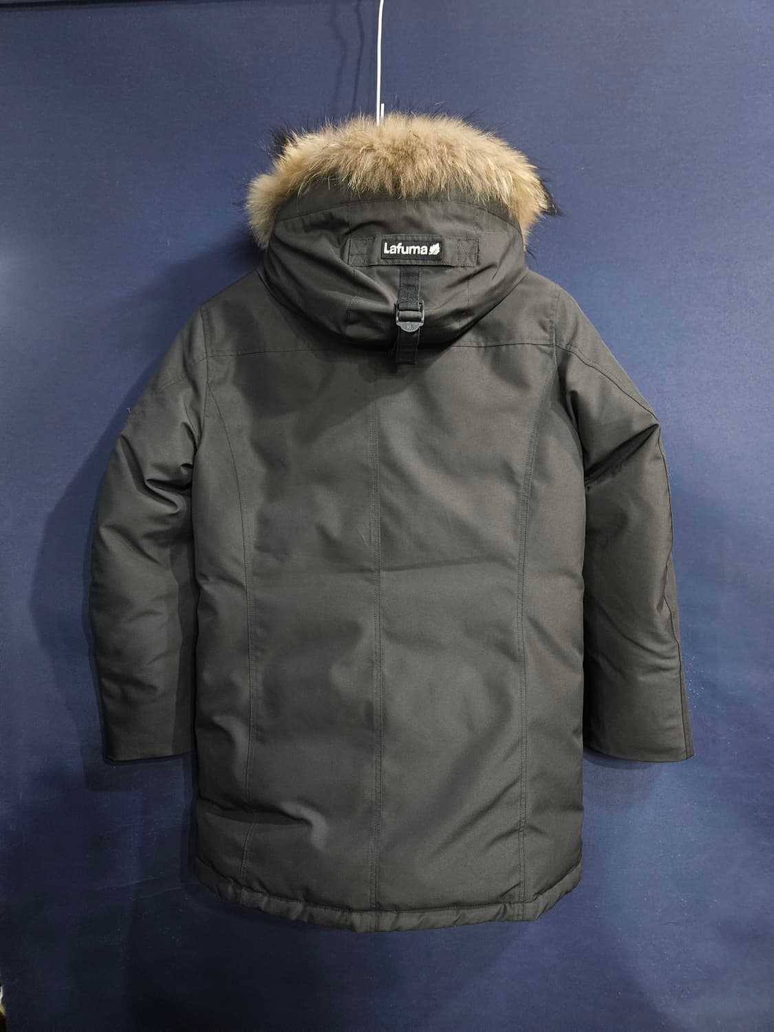 라푸마 차콜컬러 남성 100 구스다운 하프패딩  상품이미지2