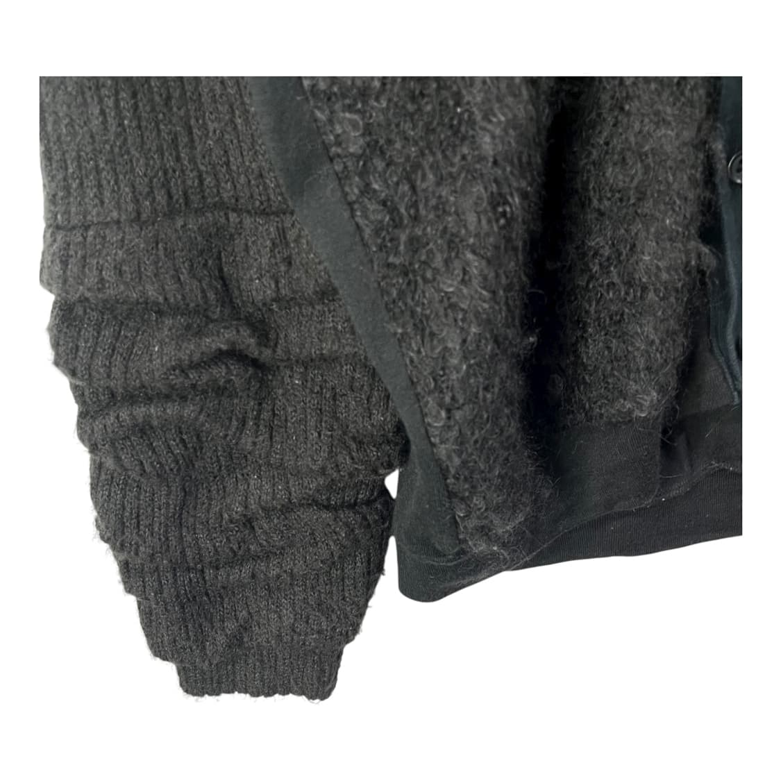 [gomme] 고무 개더 암 부클 가디건 상품이미지4