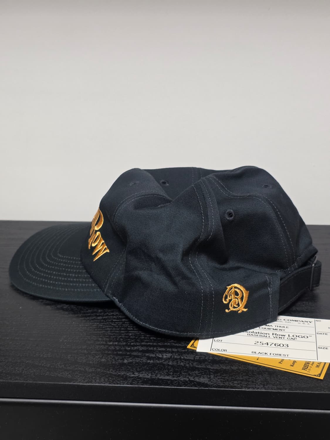 프리휠러스 데솔레이션로우 별주 자수 모자 벤트캡 블랙 상품이미지2