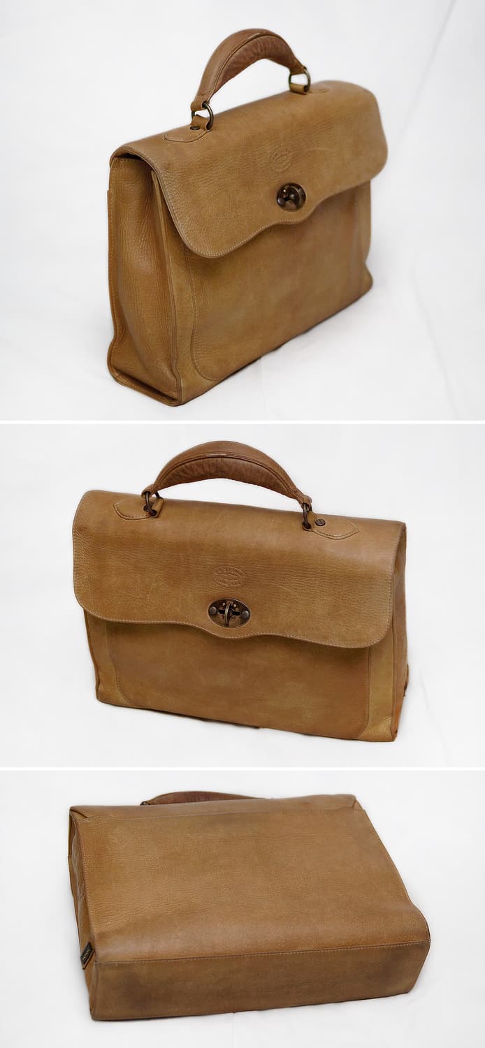 자넬라토 포스트맨 이탈리안 바게타레더 가죽 브리프케이스 상품이미지3