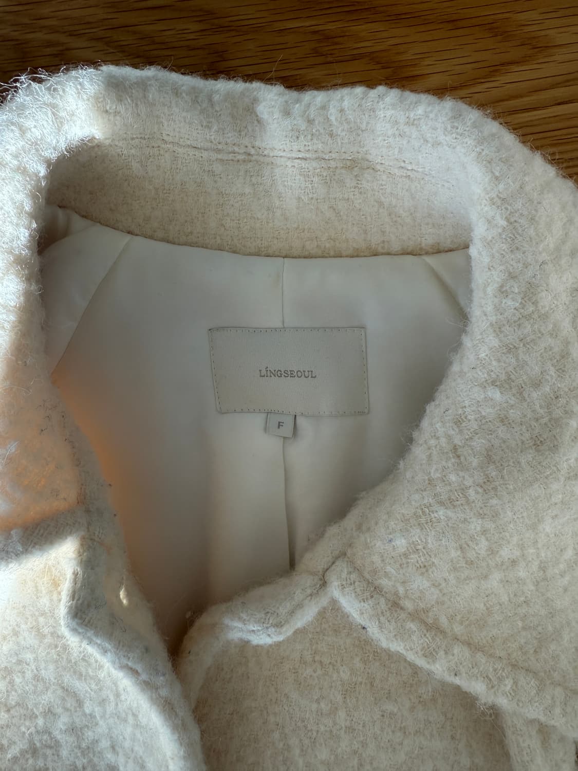 링서울(LlNGSEOUL) 알파카 부클 코트 상품이미지6