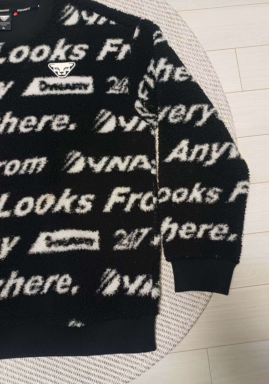 [L/100] 다이나핏 레터링 보아 플리스 맨투맨 (기모안감) 상품이미지4