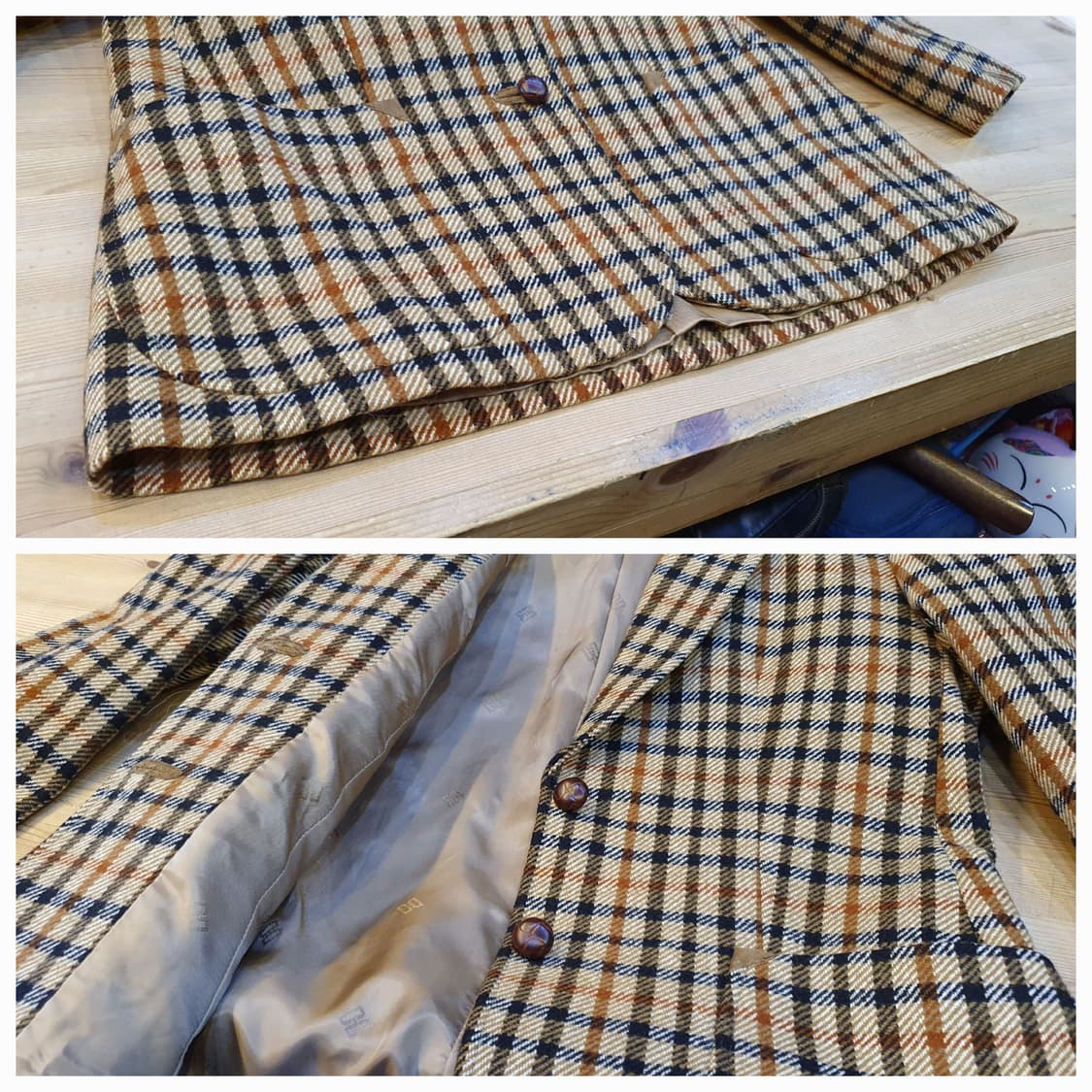 55.닥스 체크 자켓 상품이미지7