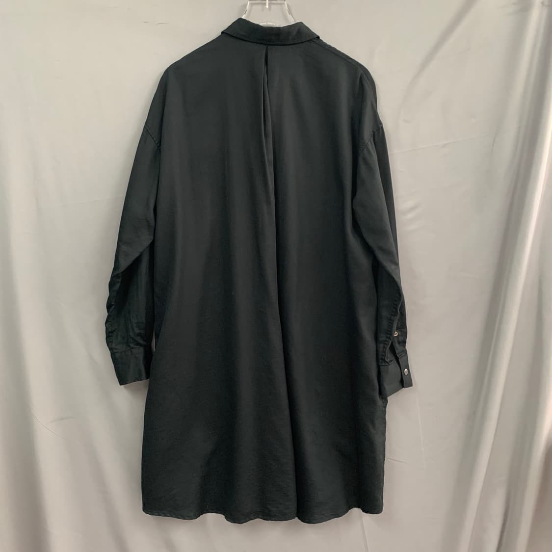 M ZUCCA 주카 오버핏 블랙 셔츠 롱 원피스 상품이미지2