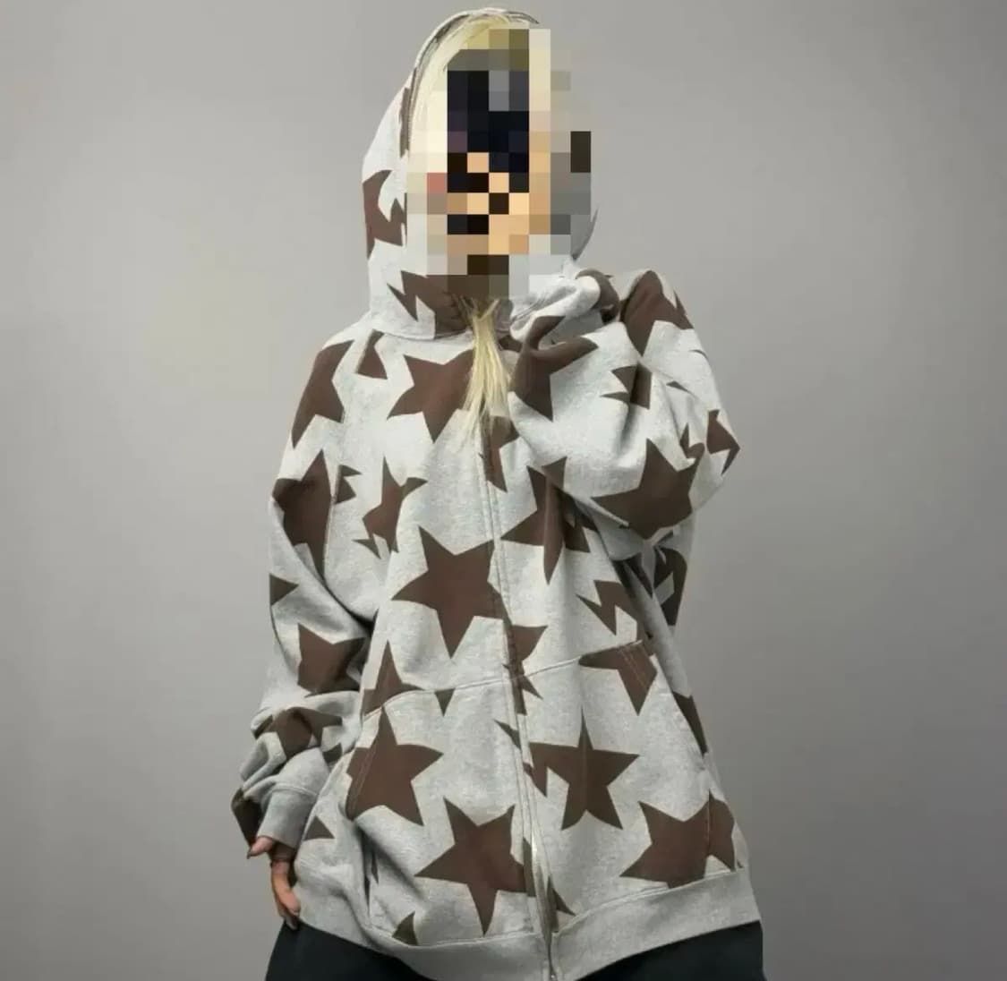 정품 베이프 초코 스타 후드집업 상품이미지2