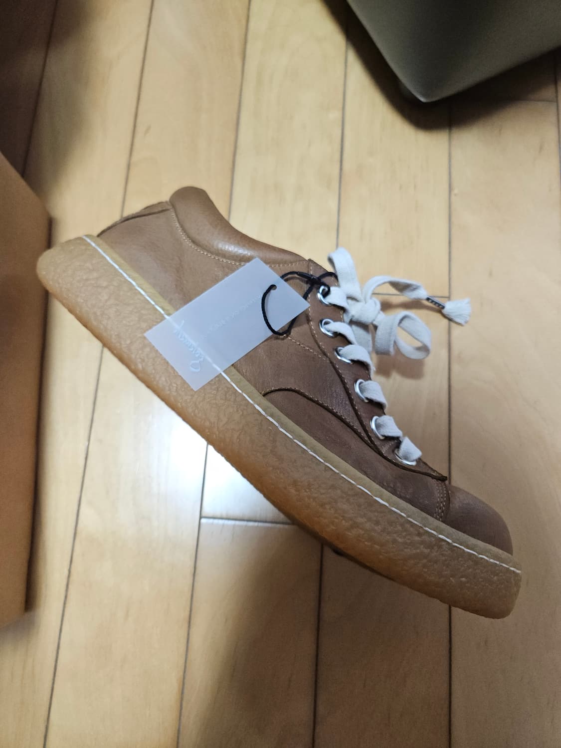 골멧 horse leather 이모셔널 스니커즈 low 빈티지브라운 43 상품이미지8