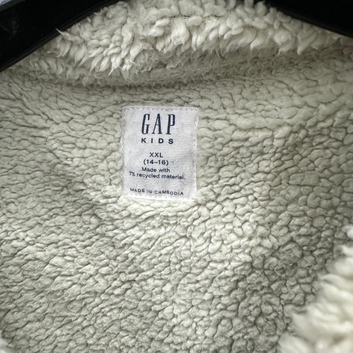 90 갭 여자 안감 후리스 대장급 후드집업 상품이미지4