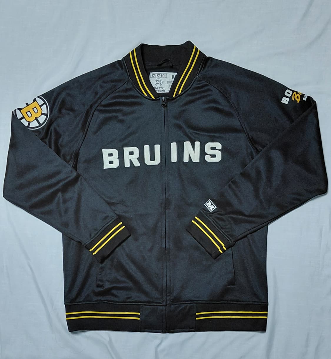 [NHL 정품] CCM 보스턴 브루인스 자수 트랙 재킷 (M) 상품이미지1