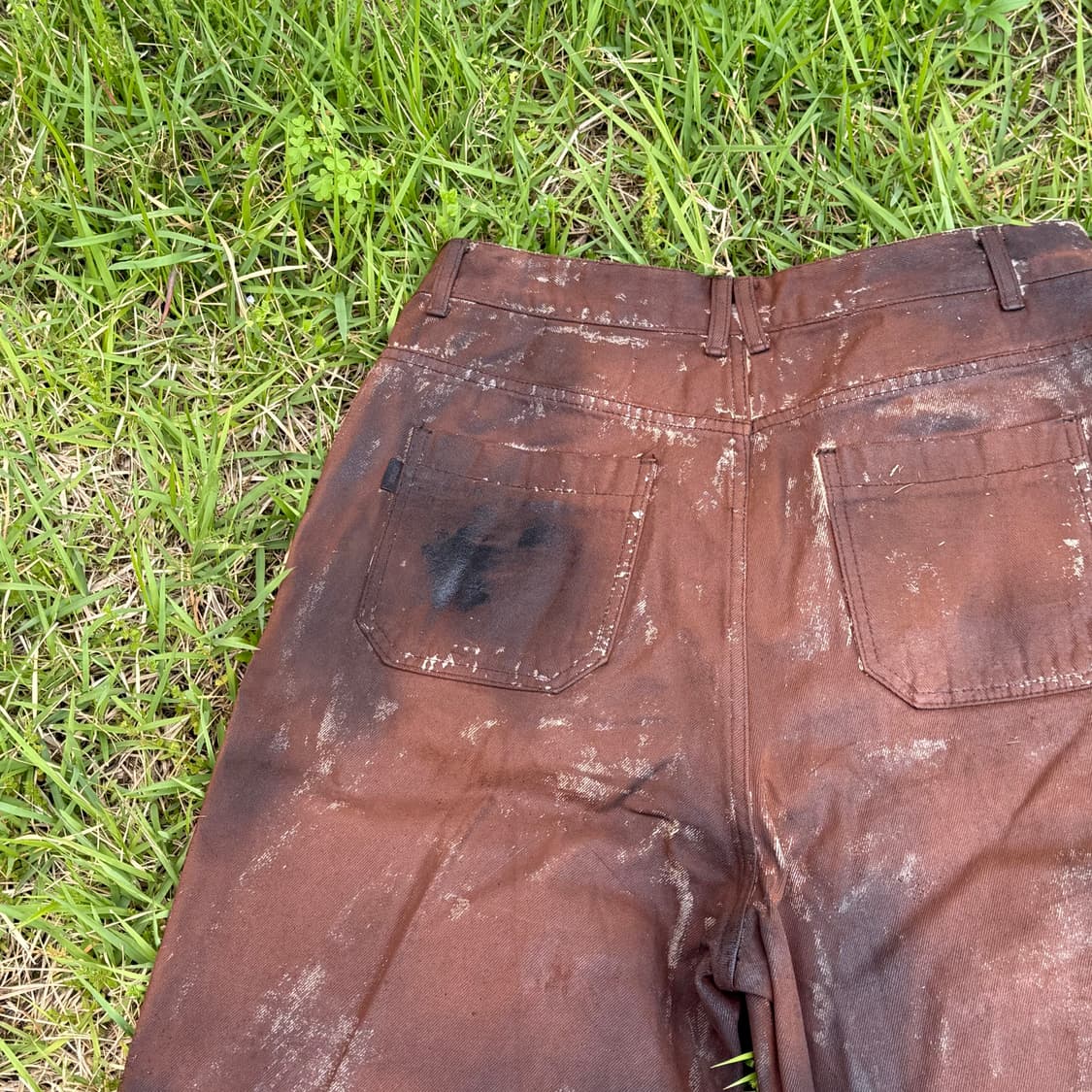 Vintage Rust Coated half pants  상품이미지8