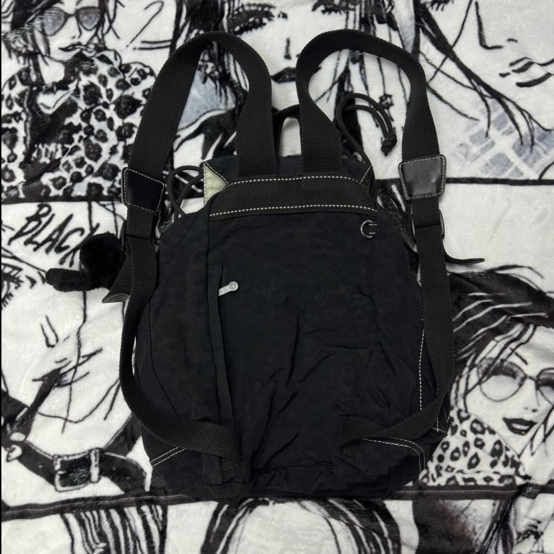 키플링 복조리 백팩 블랙 상품이미지3