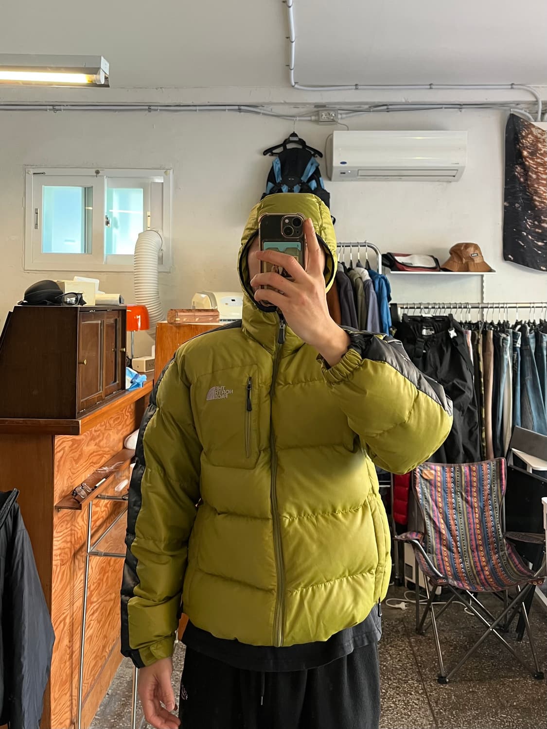 노스페이스 타호 고프코어 후드패딩 상품이미지1