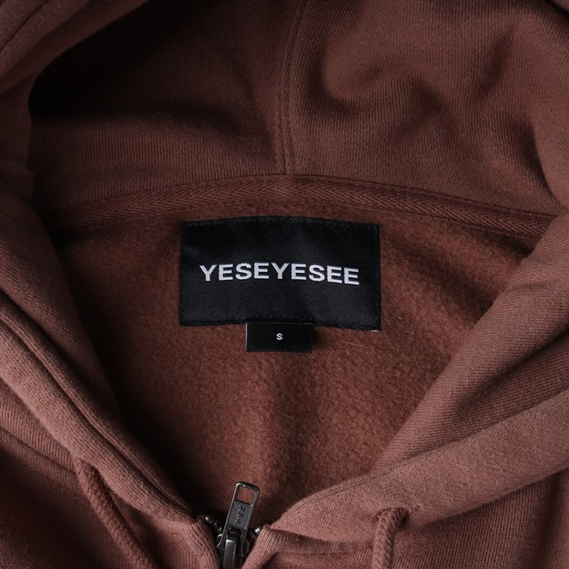 YESEYESEE 스네일 로고 후드 집업 S 상품이미지5