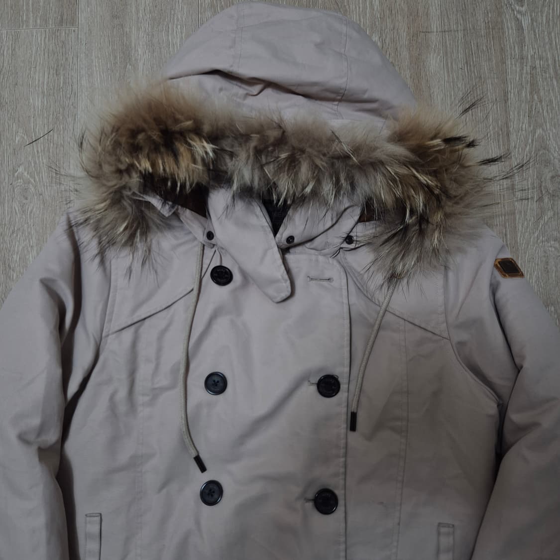 네파 트래벌 사이드와펜 덕다운 퍼후드 롱패딩 점퍼 L(100) 상품이미지2