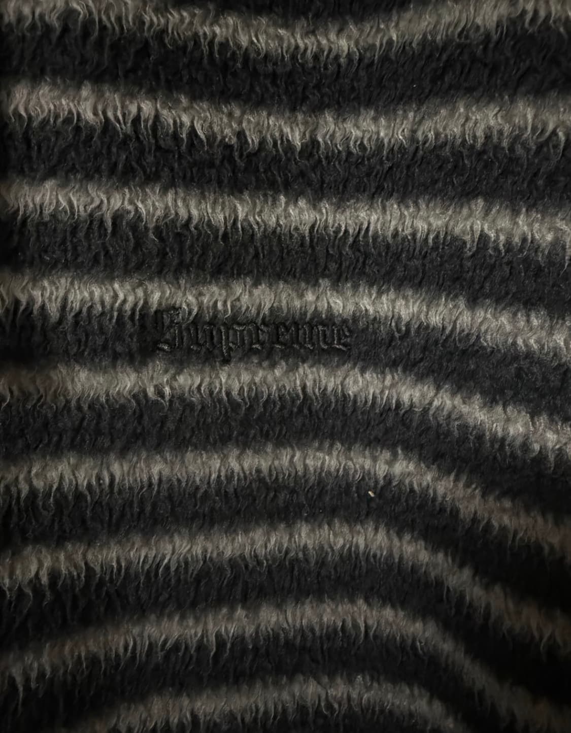 슈프림 브러쉬드 집업 후드 스웨트셔츠 블랙 - 23fw XL사이즈 상품이미지4