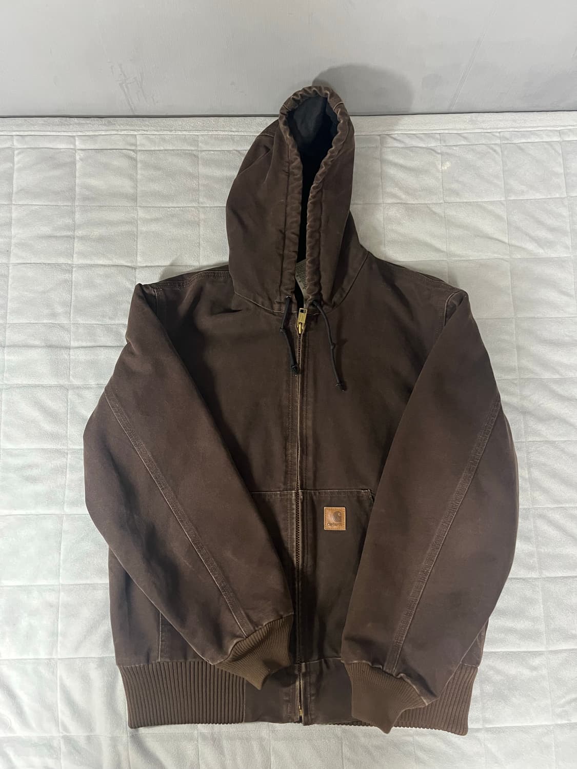 [S] J140 칼하트 덕액티브 자켓 다크브라운 brown dkb 상품이미지3