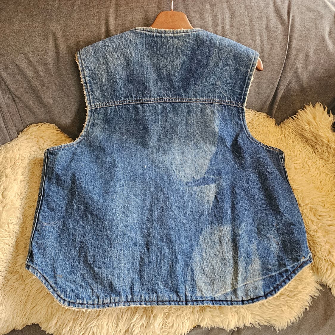 칼하트 데님 베스트 조끼 80s 상품이미지3